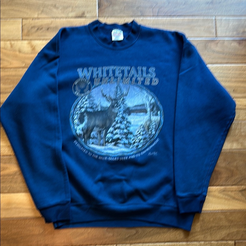 Vtg WhiteTails Unlimited sweatshirt
